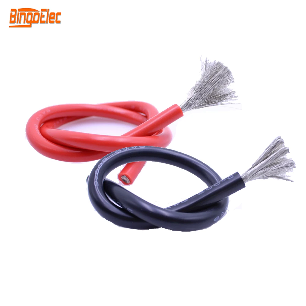 

5 м/партия, силиконовый провод, 14-26 AWG, 5 м