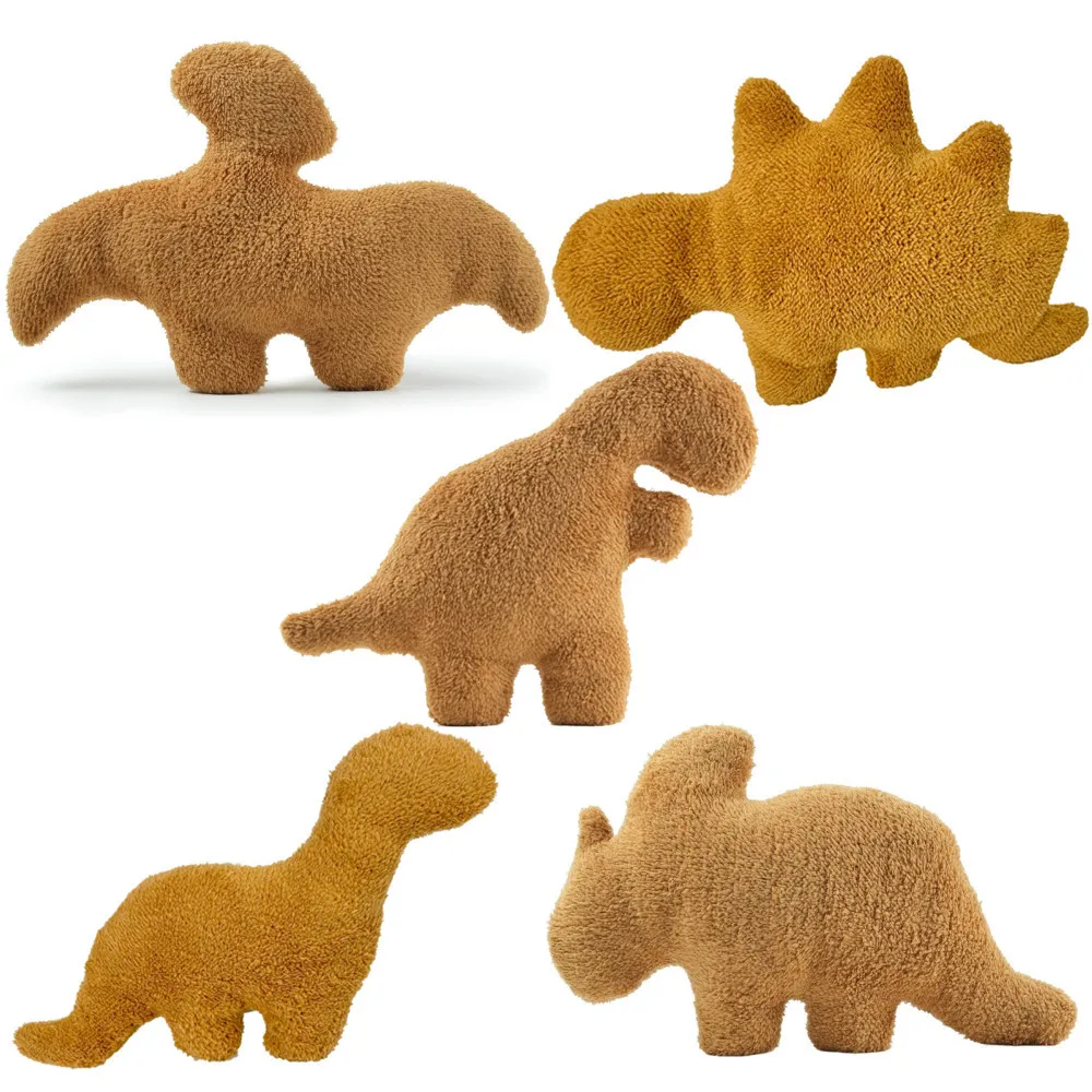 

Simple Style Stegosaurus Plush Toy Soft Dine Chicken Nuggets Pillow Tyrannosaurus Rex Dinosaur Stuffed Dolls Kids Birthday Gifts