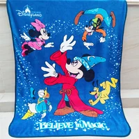 Disney Cartoon Blanket Magic Miceky Mouse Coral Fleece Thick Warm Soft Sofa Bed Sheets Halloween Christmas Boy Girl Baby Gift