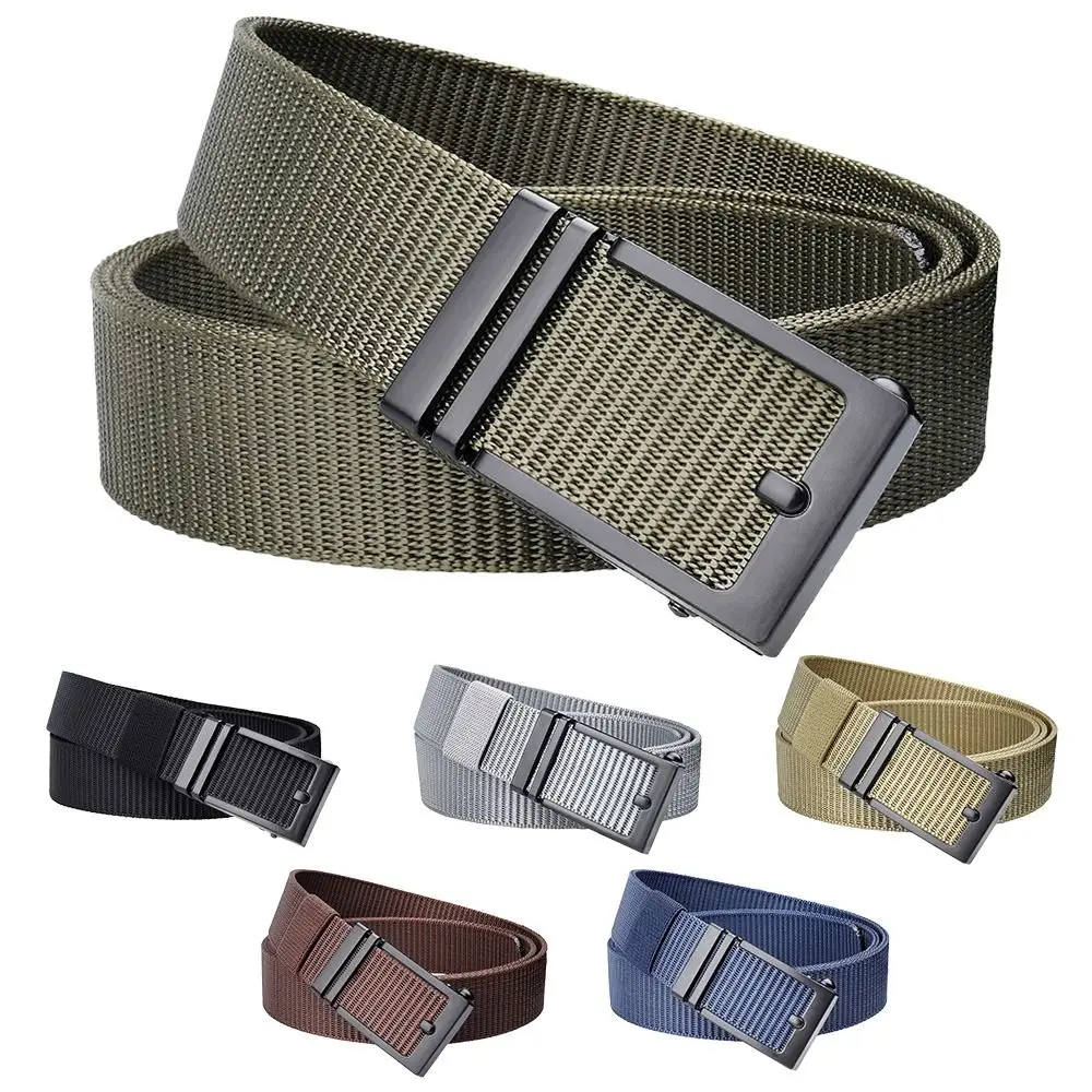 Fashion Jeans Casual Canvas Men's Belt Nylon Webbing Waist Strap Fabric Belt