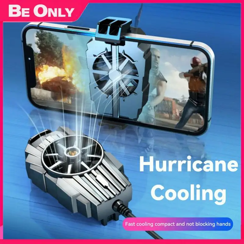 

Turbo Fan Phone Game Cooler Back Clip Silent Mobile Phone Cooler Mini Fast Cooling Game Cooling Artifact Air-cooled Portable