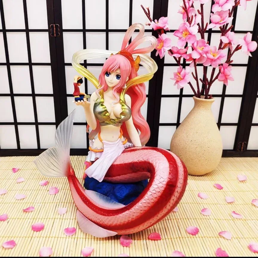 

New One Piece Shirahoshi Sexy Japanese Anime Mermaid Princess Toy Pvc Action Figures Statute Collect Doll Model Ornament Gift