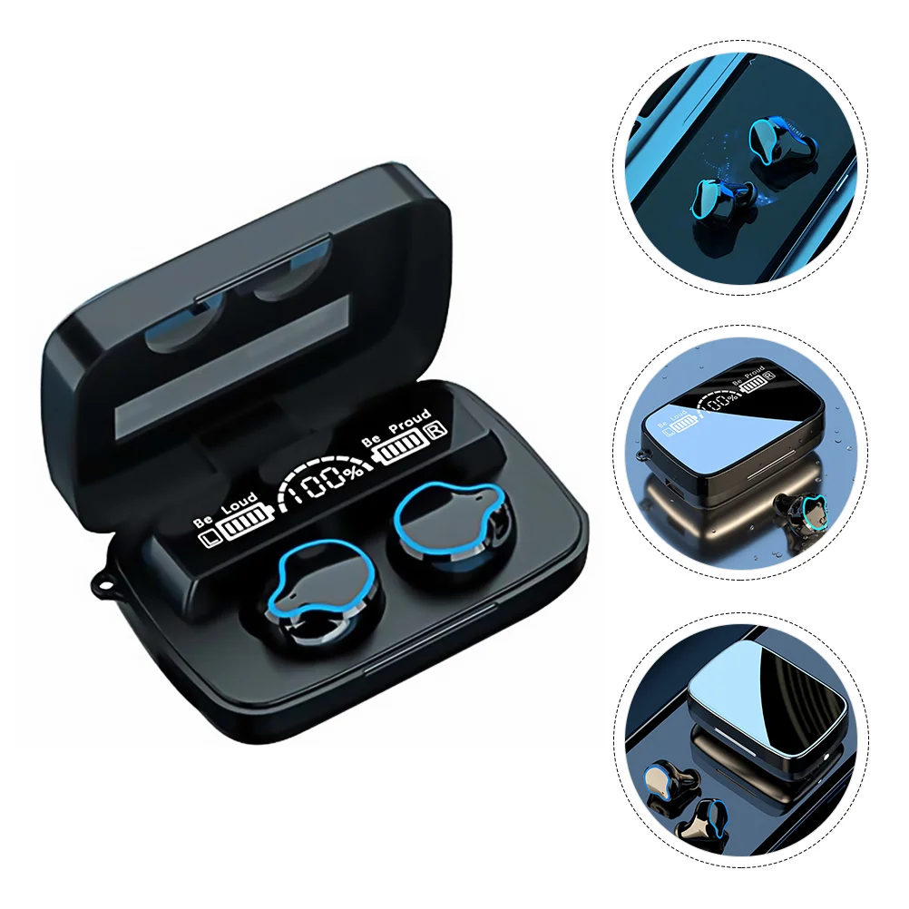 

1 Set Wireless Earbuds Touch Control Earpieces Invisible In-ear Headsets
