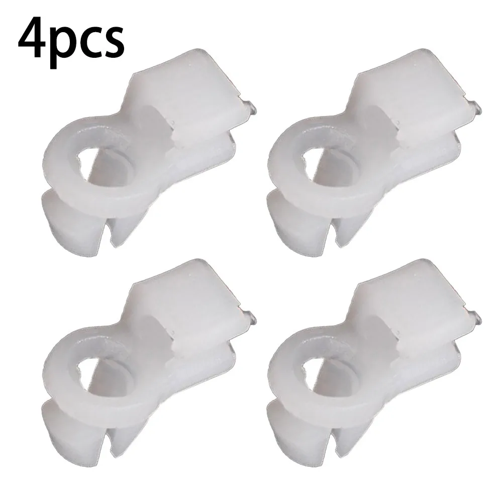 

4 x Car Door Hole Door Lock Fastener Rod Clip White W x D x H- 23 x 9.5 x 18 mm For Hole 5-7 mm Door Lock Rod Clips