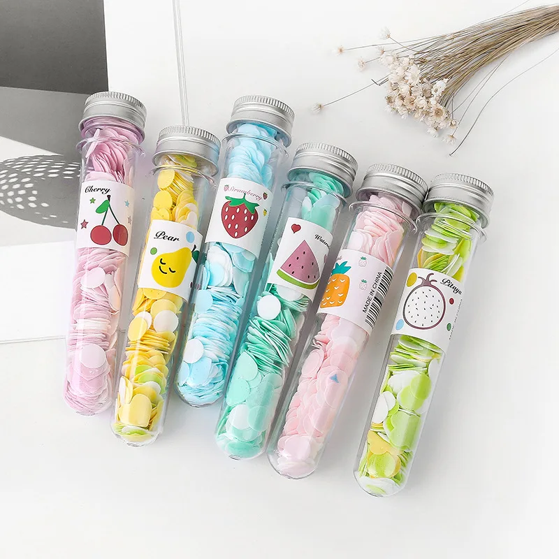 

1 Pc Soap Paper Flower Bath Flakes Tube Mounted Soap Aromatherapy Rose Flower Portable Travel Tube
