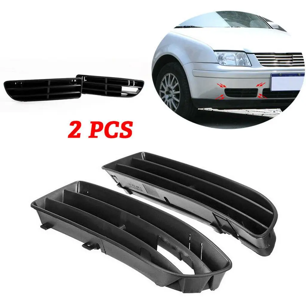 

2x Replace Front Bumper Lower Side Grille Trim Suits For VW MK4 New