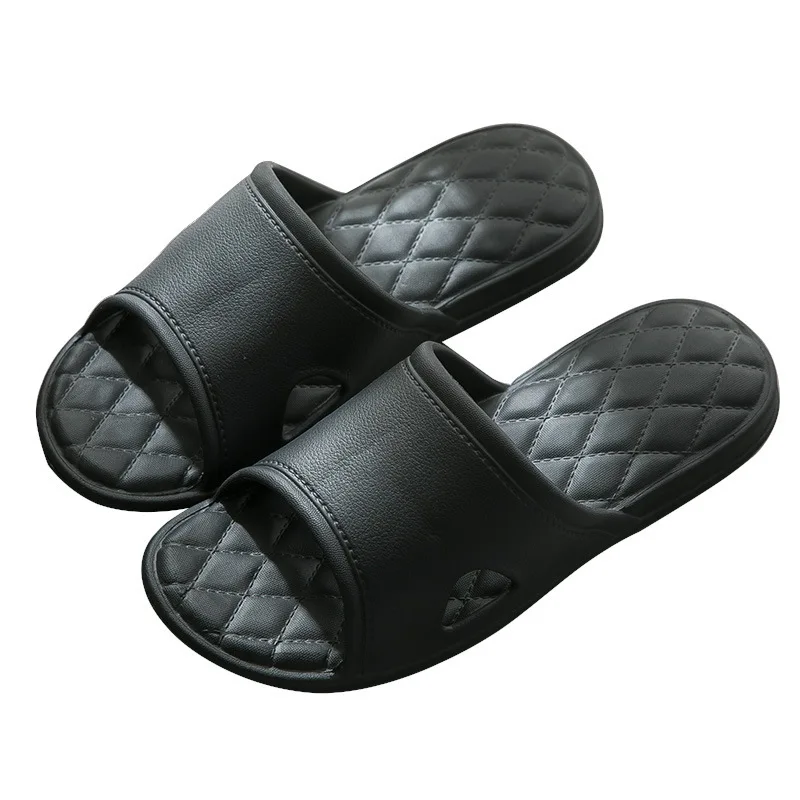 

New Couple Summer Fashion Round Head Ordinary Thick Bottom Sandals And Slippers Home Bath Bathroom Breathable Light Casual Shoes