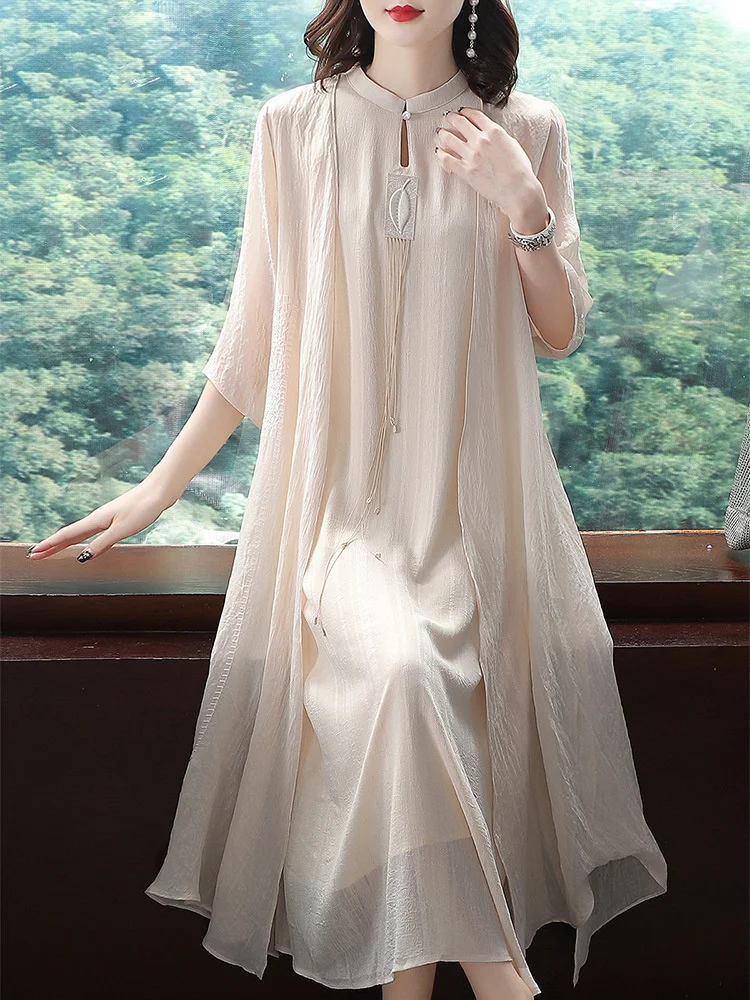 

Selling silk dress,Silk dress 2023 new women's spring and summer high-end quality mulberry silk