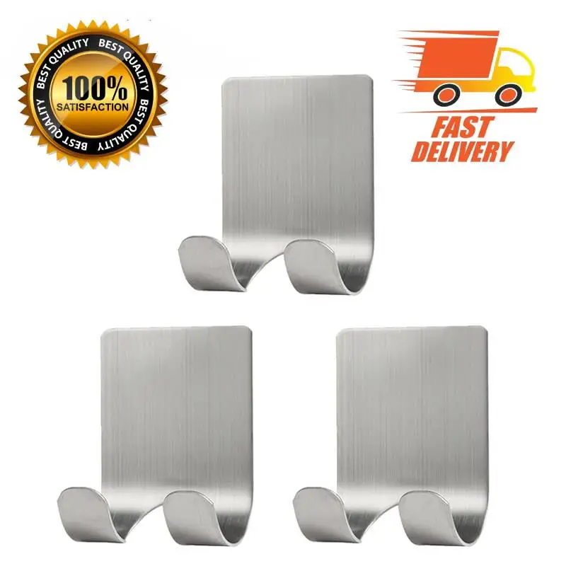 

1/5PCS Stainless Steel Razor Holder Men Shaving Shaver Shelf Storage Hook Shaving Razor Storage Rack Bathroom Organizer Hanger