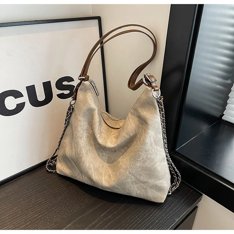 Вместительная сумка из искусственной ковбойской кожи женские сумки