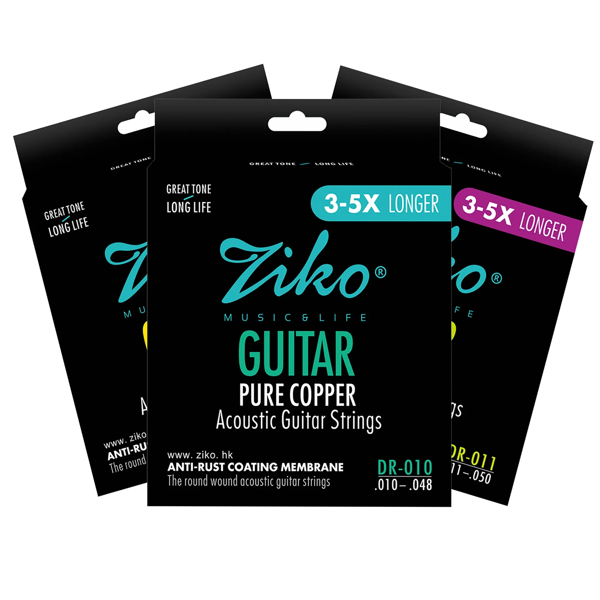 Струны Для Акустической Гитары ZIKO С Круглым Обмоткой Высококачественная