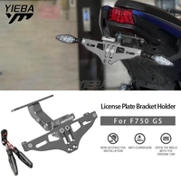 motorcycle accessories rear license plate mount holder and turn signal light for bmw f 750 gs f750gs adv 2017 2020 2019 2018