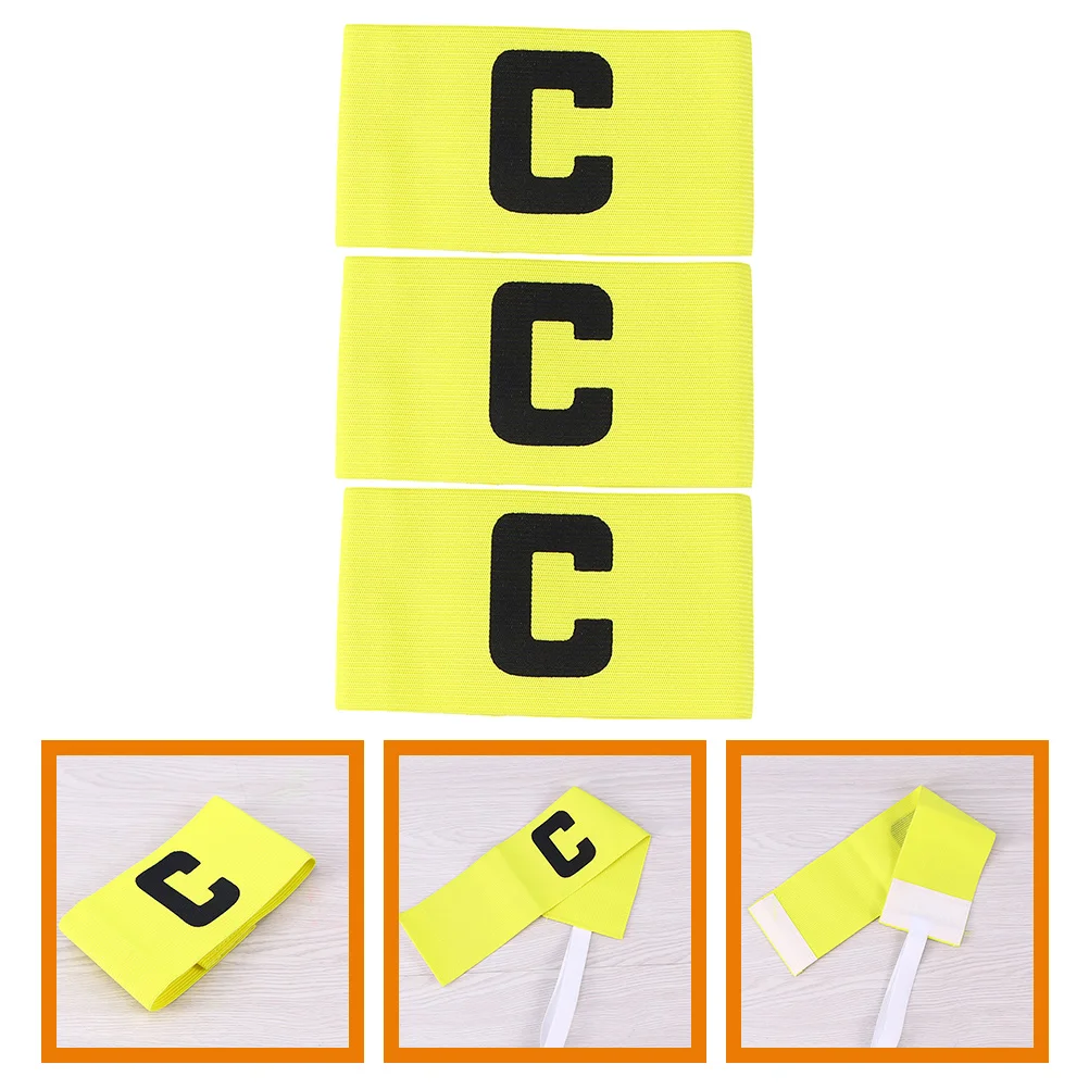 3 шт. футбольные тренировочные принадлежности капитан C-этикетки повязка на руку