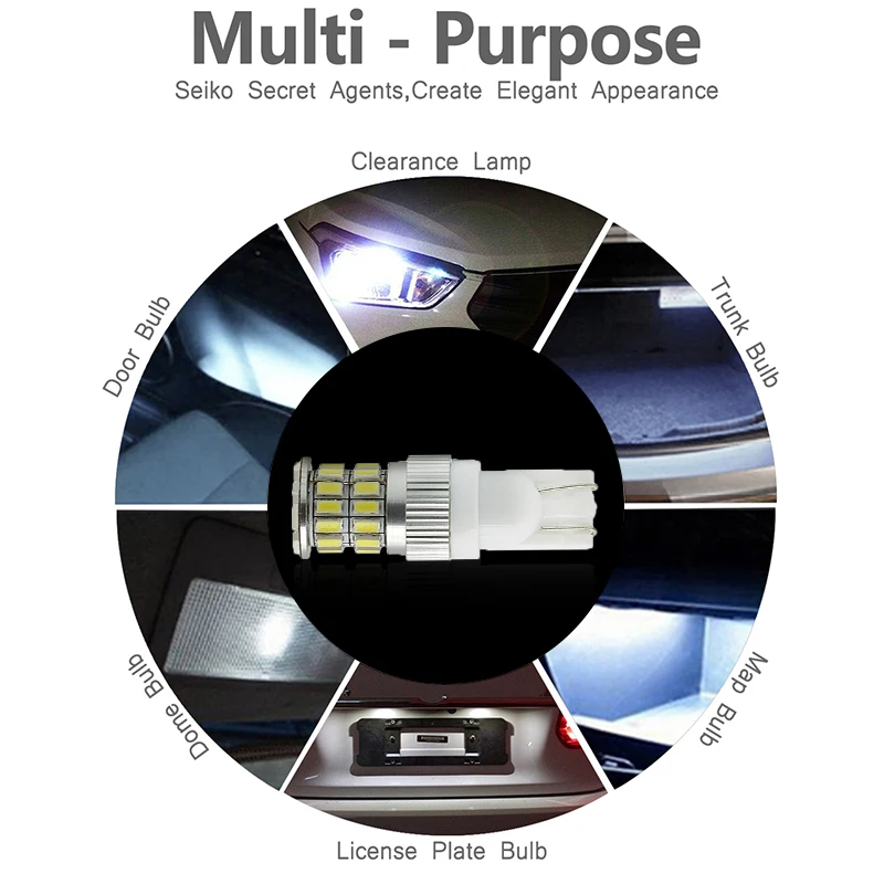 2 шт. автомобильные светодиодные лампы для парковки багажника аксессуары высокой