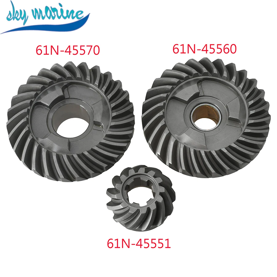 Комплект зубчатых передач 61N-45560 61N-45571 61N-45551 для подвесного мотора Yamaha 2/4-stroke 25HP 30HP