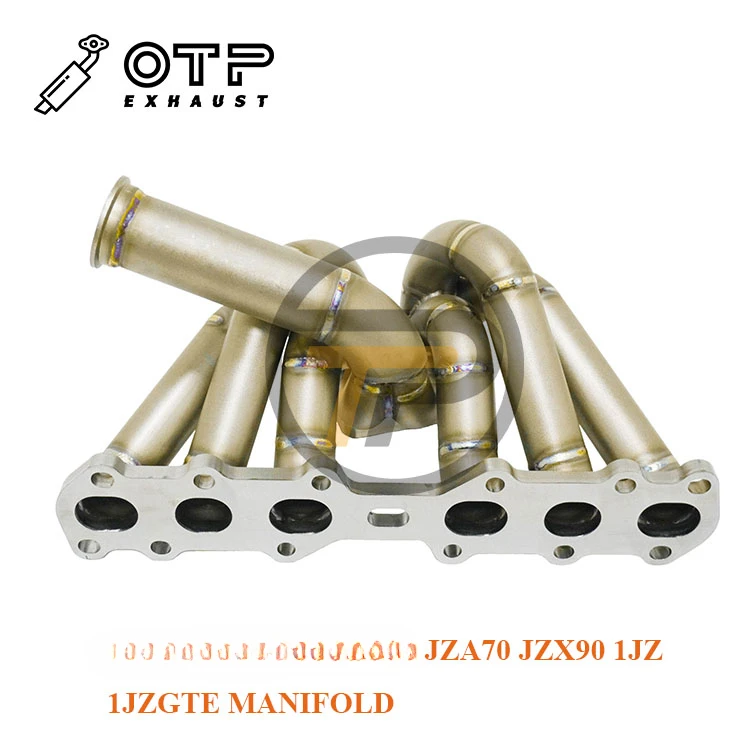 Выхлопная труба OTP 3 мм SUS304 Высокопроизводительный коллектор для TOYOT JZA70 JZX90 1JZ 1JZGTE