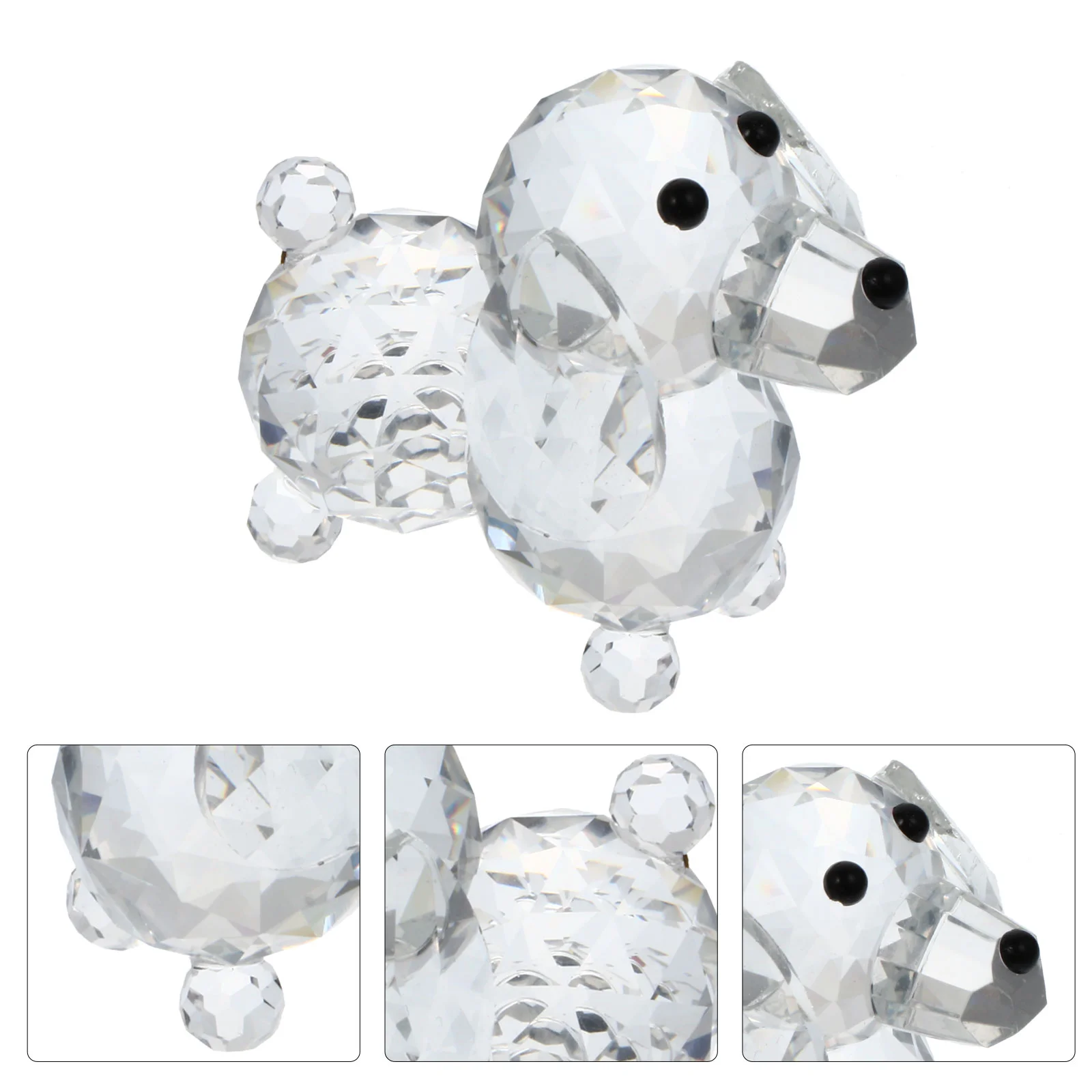 

Dog Animal Crystal Puppyfigurines Sculpture Figurine Statue Decoration Ornament Gift Desktop Sculptures Home Carshui Feng Living