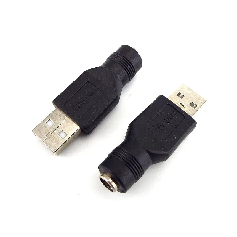 

Гнездовой разъем для USB 2,0 штекер гнездовой разъем 5 в постоянного тока адаптер для ноутбука 5,5*2,1 мм черный цвет
