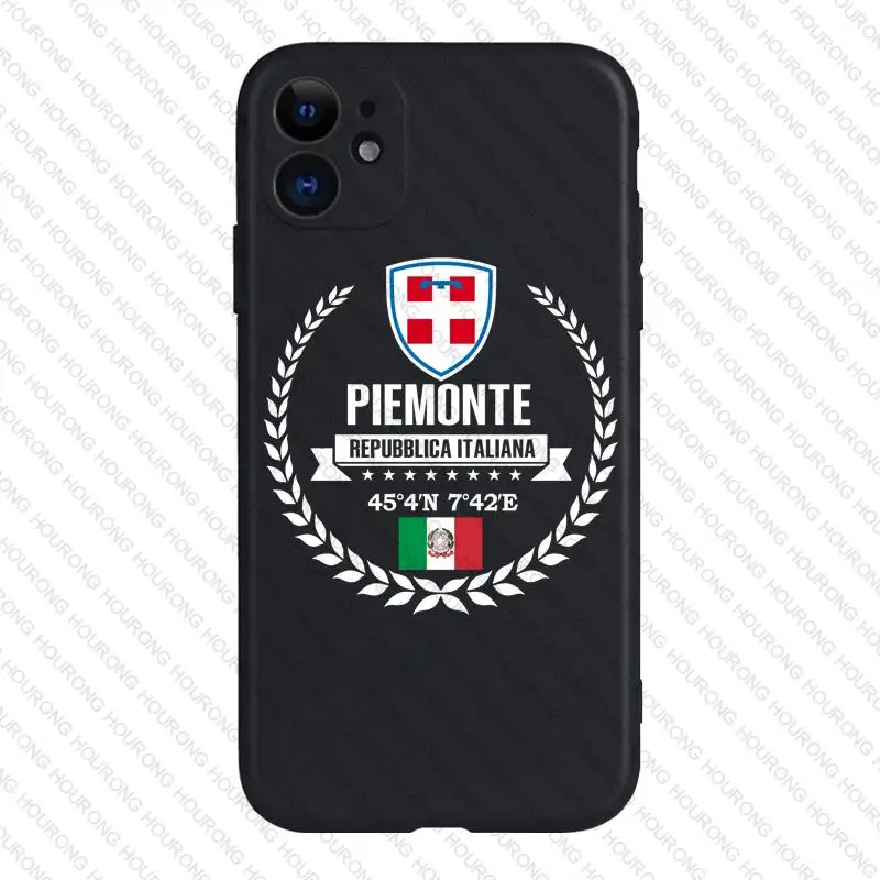 Италия Piemonte герб флаг карта чехол для iPhone 13 12 11 X XS XR 7 8 6S SE Plus Pro Max Mini 2022 |