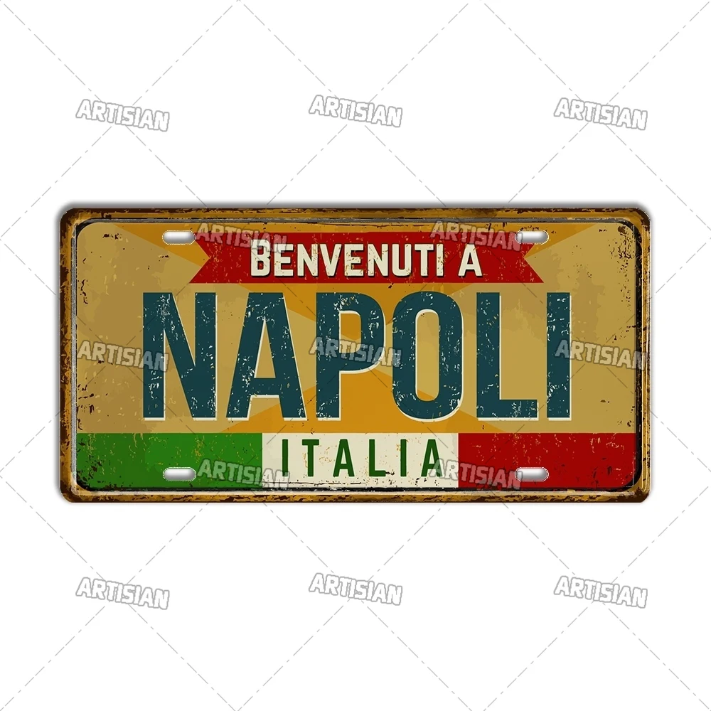 

Металлическая табличка "Артизийский итальянский номерной знак"