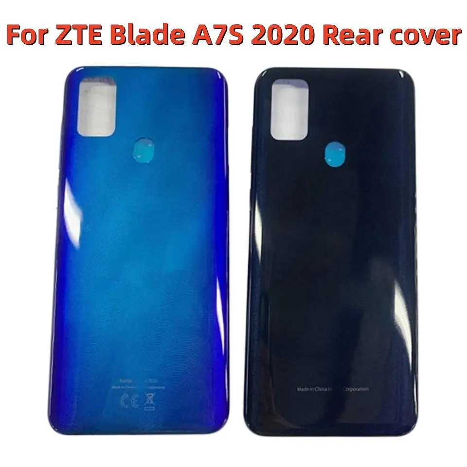 

Battery Cover Rear Door Housing For ZTE Blade A7S 2020 Back Cover with Logo Repair Parts