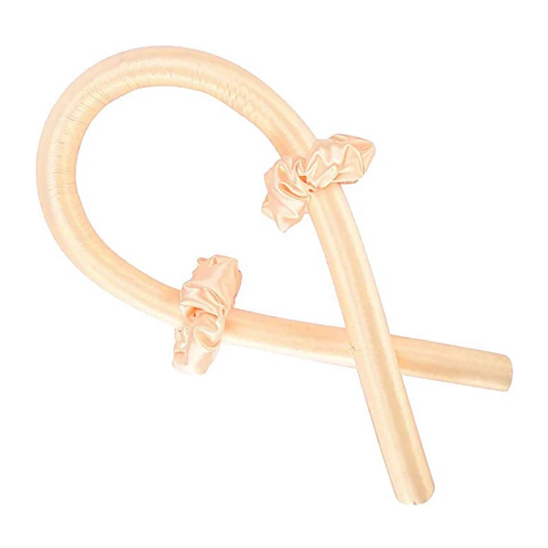 Бигуди для волос Женский инструмент шелковая лента завивки бигуди без тепла