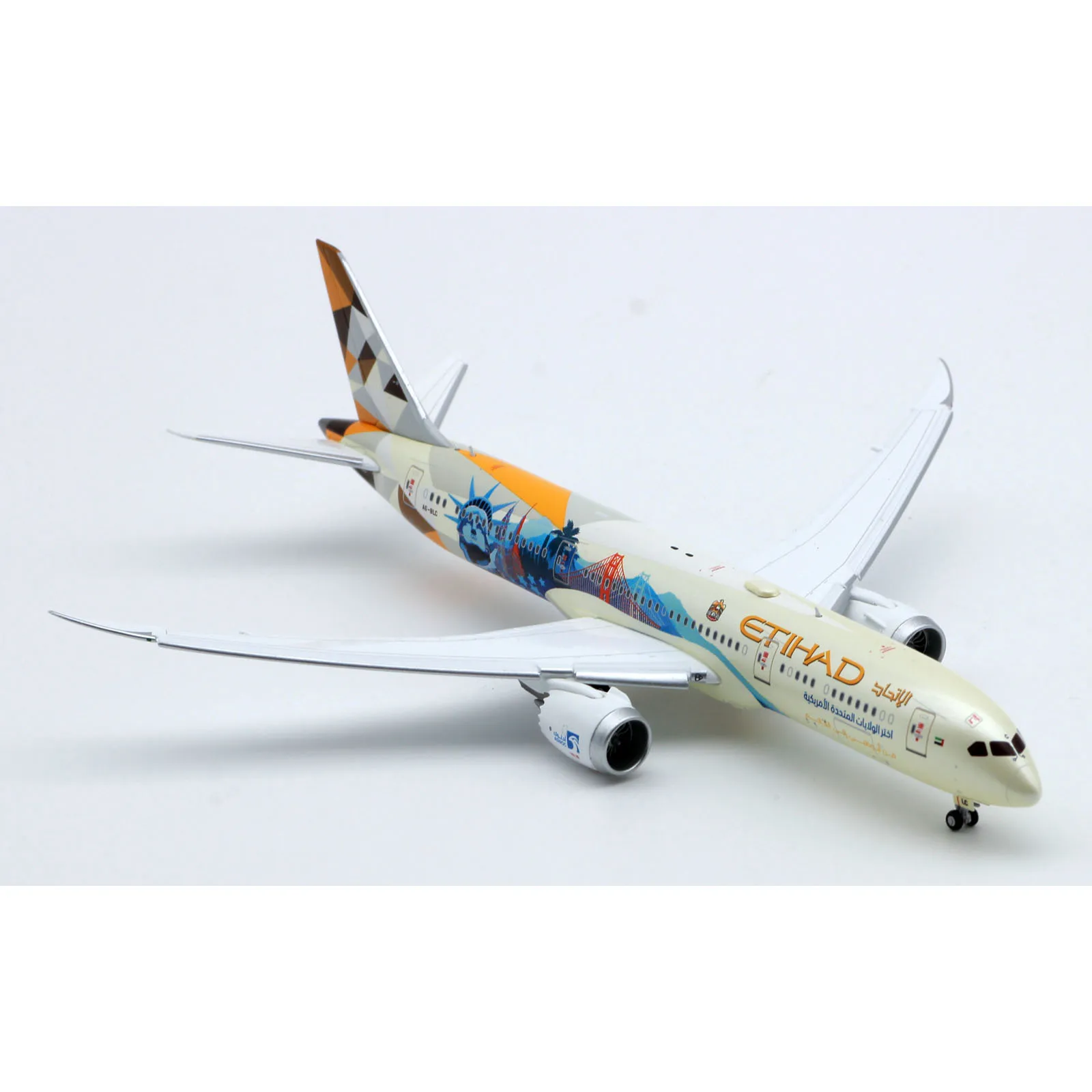 Коллекционный самолёт из сплава XX4250A подарок JC Крылья 1:400 Etihad дыхательные пути