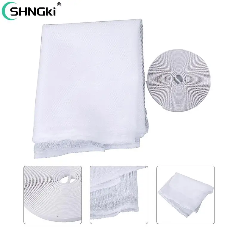 

130*150CM Room Mosquito Anti Window Kitchen Insect Net Pop Up Mesh Net Insect Screen Door Mosquito Net of Window Summer Curtains