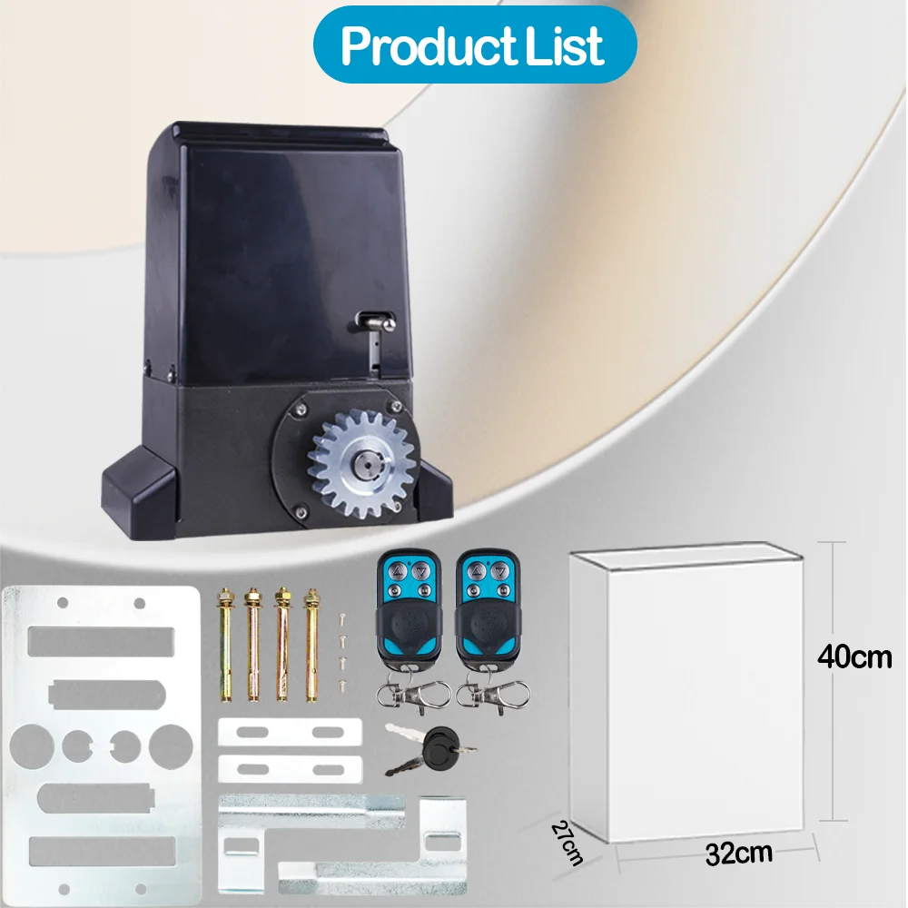 Мощные электродвигатели для раздвижных дверей 1200 Вт 2200 кг пружинный концевой