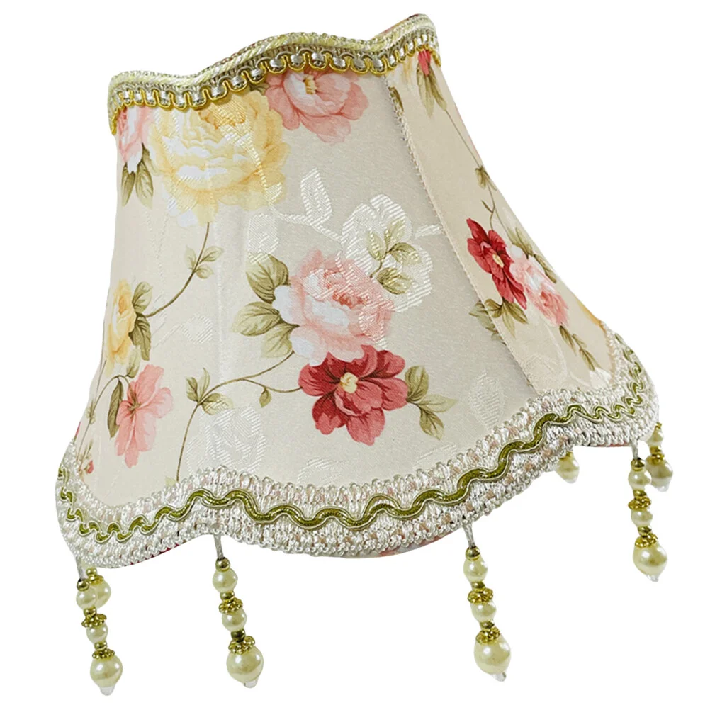 

Table Lamp Shade Small Lampshade Desk Cover Pendant Fabric Shades European Style