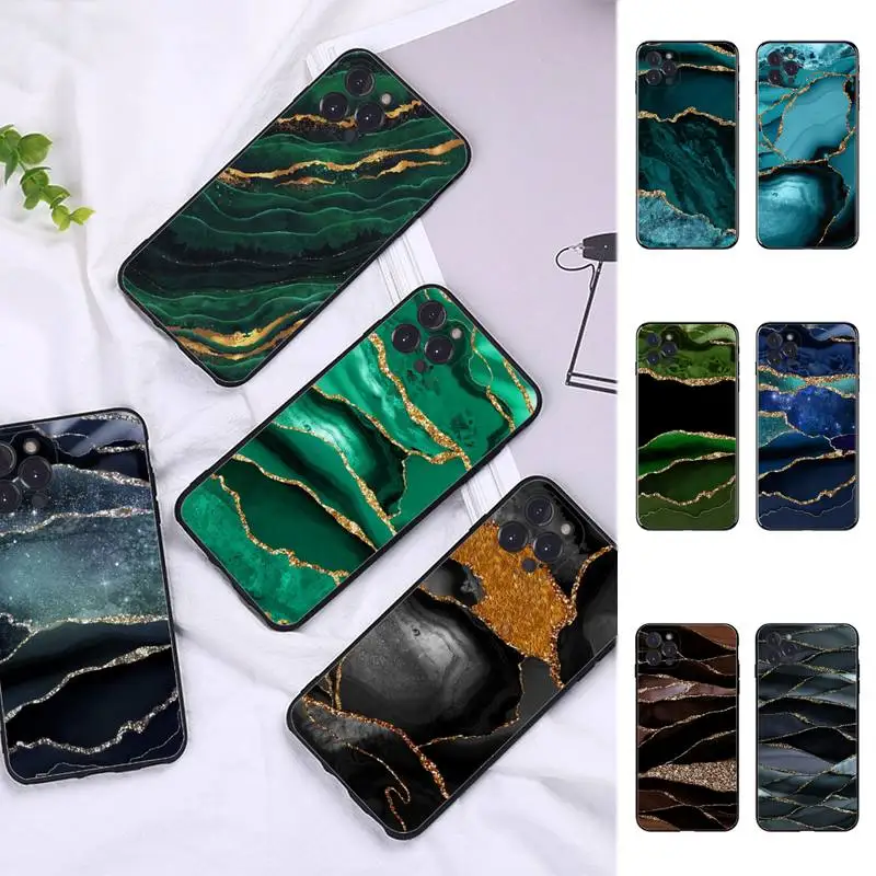 

Marble Phone Case for Vivo Y91C Y11 17 19 17 67 81 Oppo A9 2020 Realme c3