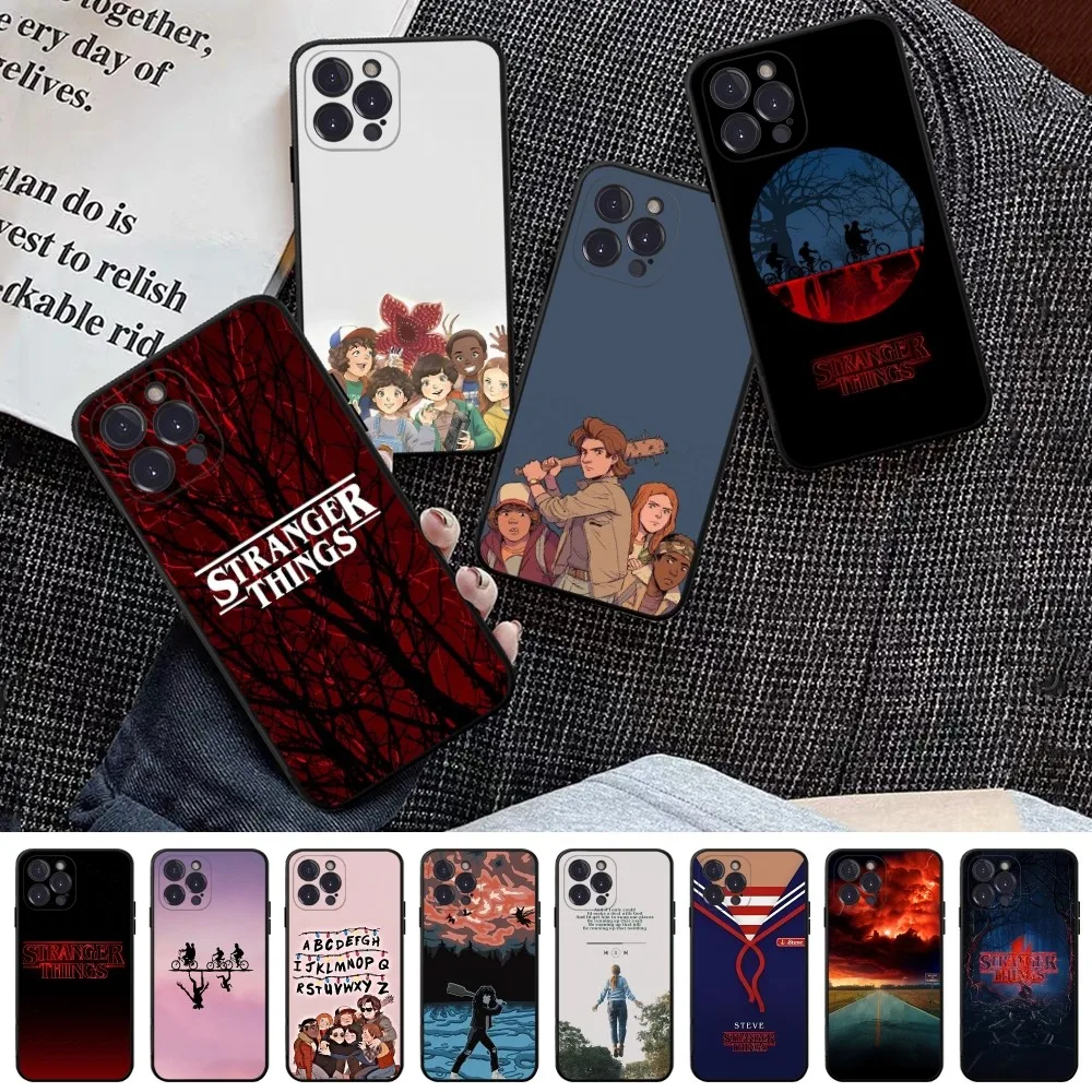

s-strannge thingS Phone Case For iPhone 15 14 13 12 Mini 11 Pro XS Max X XR SE 6 7 8 Plus Soft Silicone Cover