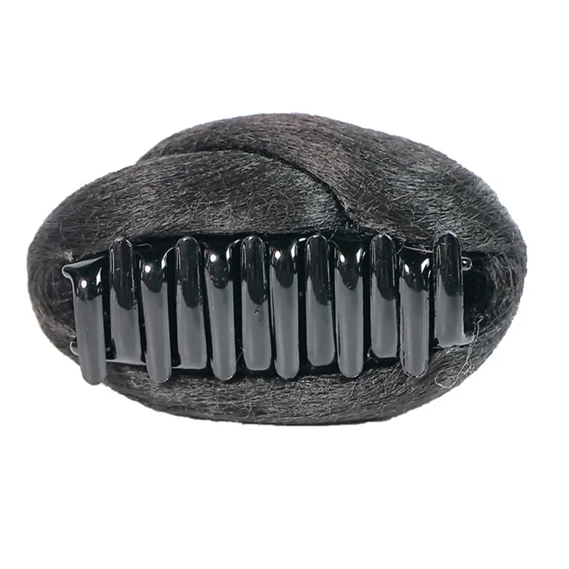 Black Clip Hair Bun In Claw Chinese Hanfu Hair Accessories Taoism Taoist Priest Scholar Warrior Cosplay Headwear