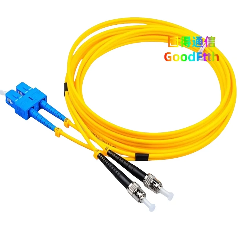 Патч-корд SC-ST ST-SC UPC SM G655 Duplex, кабель-перемычка GoodFtth (art.: 3920da73debab) - 3920da73debab