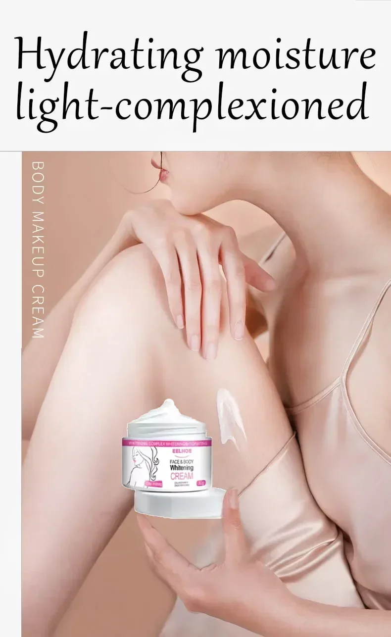 Крем для лица и тела осветляющий лосьон подмышек бедра меланина легкий