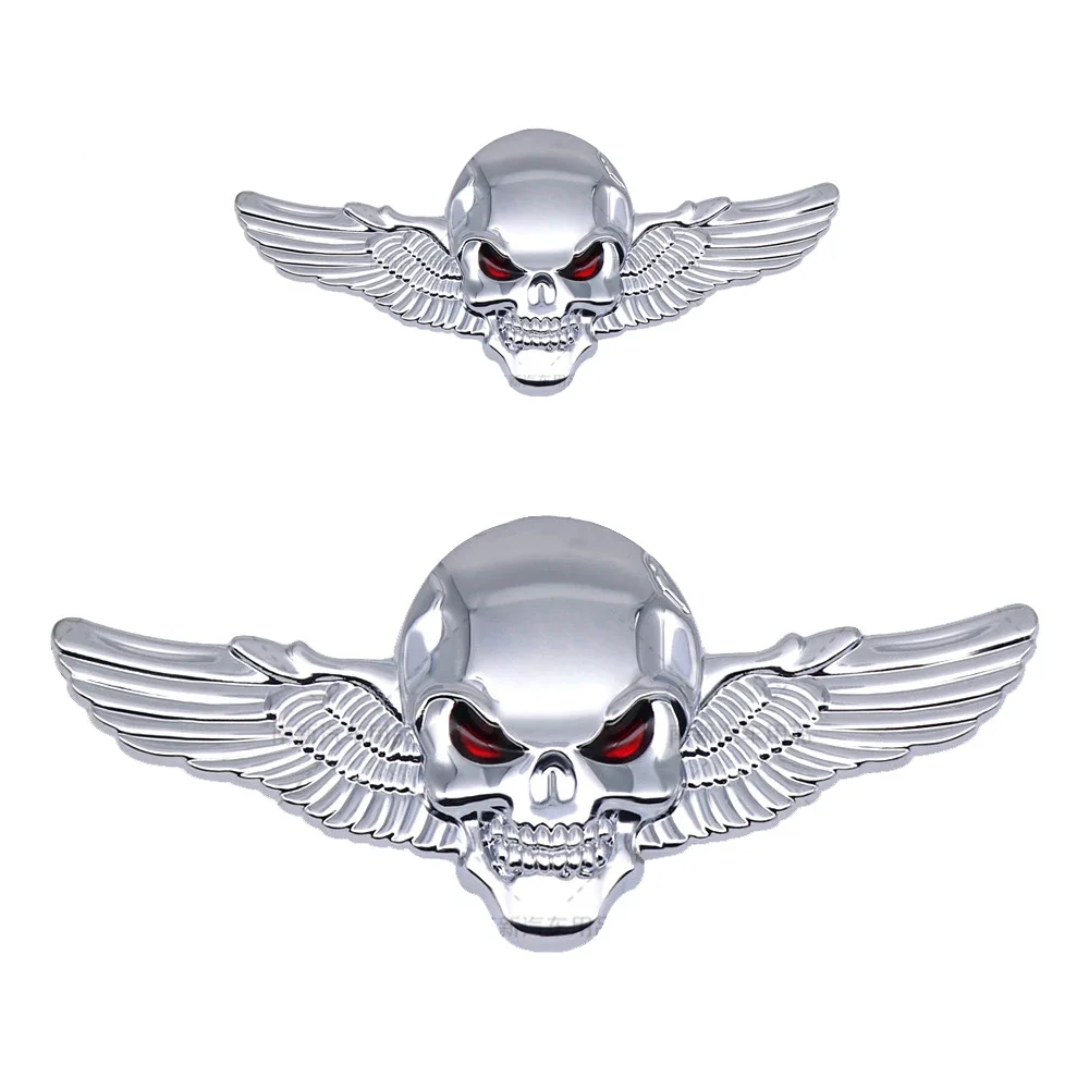 Универсальный череп эмблема кузова автомобиля значок на задний багажник