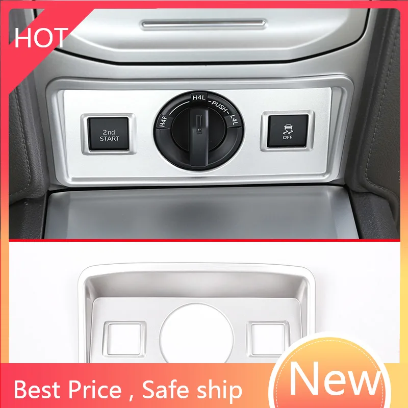 

For Toyota Land Cruiser Prado FJ150 150 2010-2018 ABS Four-wheel Drive Adjustment Switch Panel Cover Trim Accessories