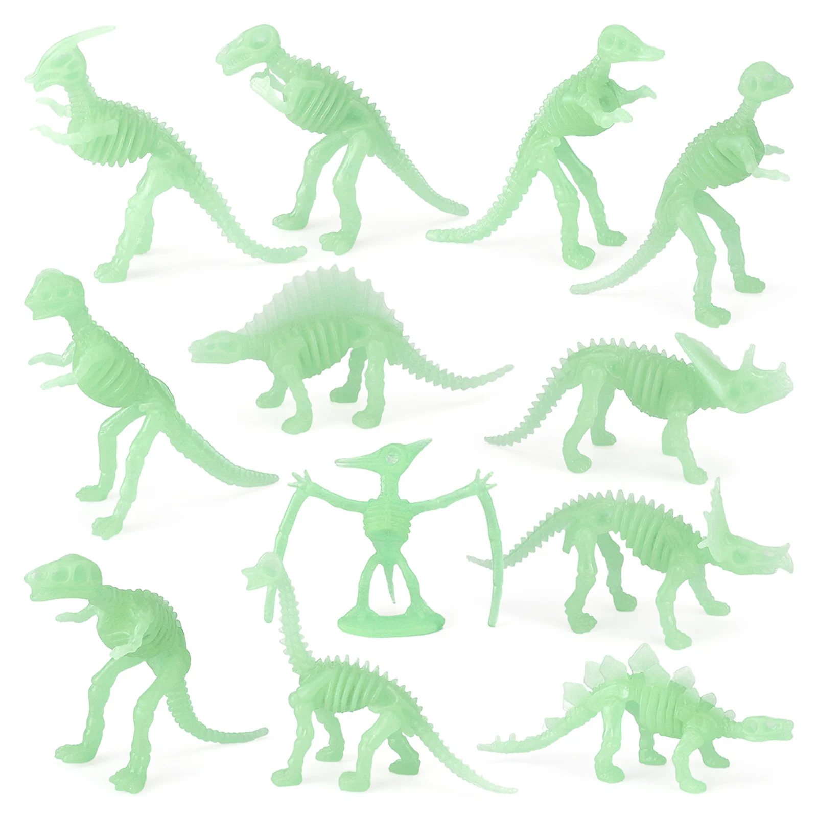 

Модель динозавра, светящаяся модель динозавра, модель скелета, модель динозавра для коллекции, обучающие игрушки для классов на день рожден...