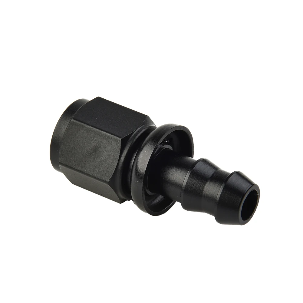 

Black Adapter Swivel Fitting Push On Replacement Accessories Aluminum Alloy Anodized Surface Treatment High Quality New