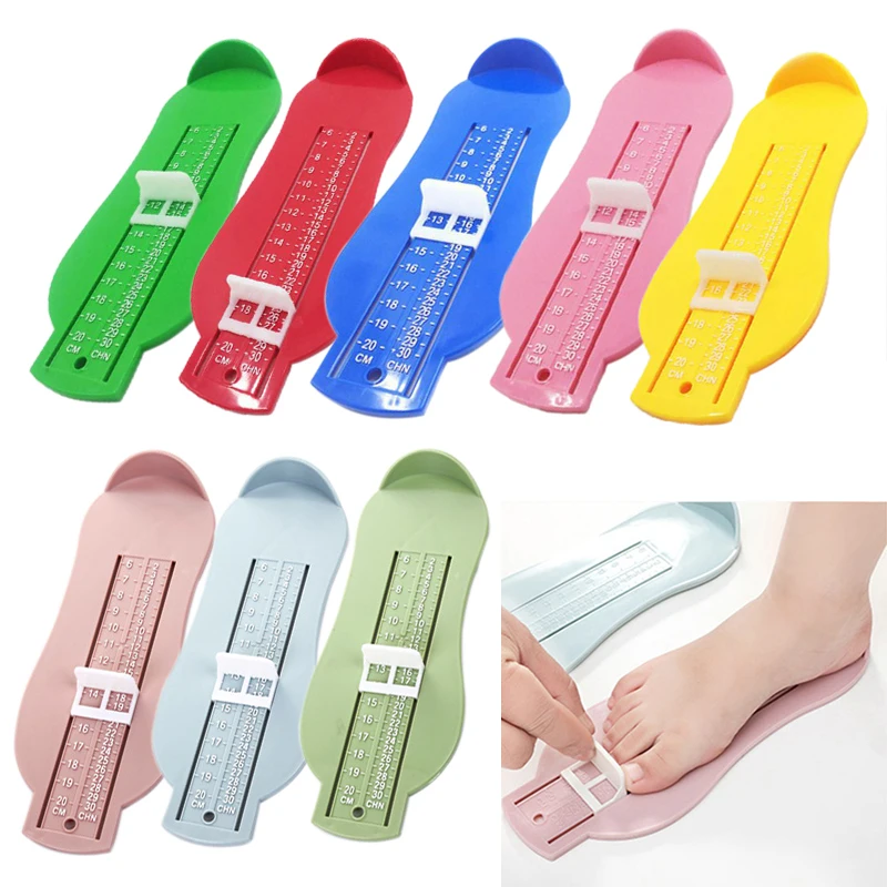 Baby Foot Measure Gauge Kids Foot Ruler Shoes Size Measuring Ruler Children Shoes Helper Length Growing Foot Fitting Tool