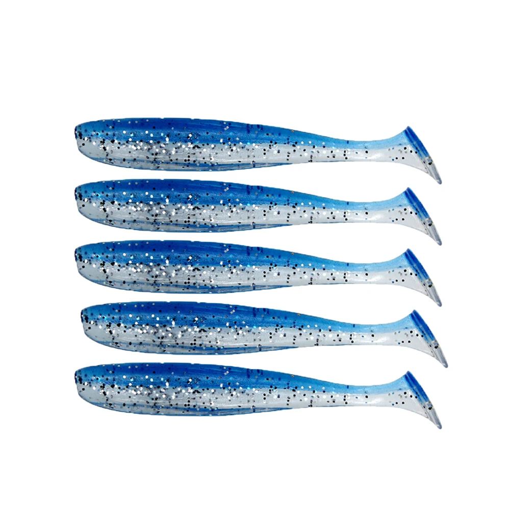 

Topline Tackle 55/63/70/90/120mm Soft Fishing Lure T Tail Silicone Worms Bait Wobblers Artificial Easy Shiner Swimbait Accessory
