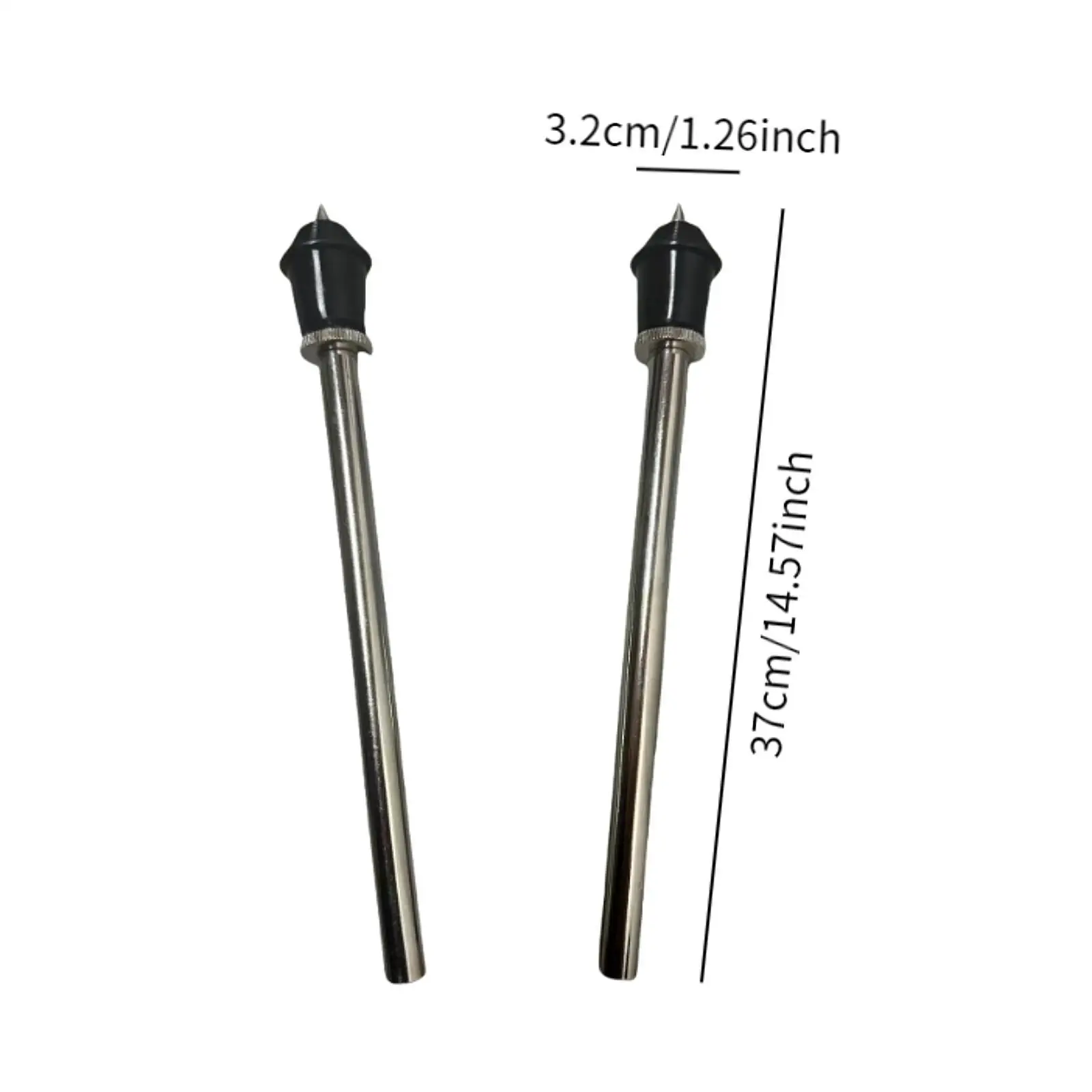 2x Барабанная установка Металлические ножки Tom Feetdrum Set Hardware Floor Legs Прямые