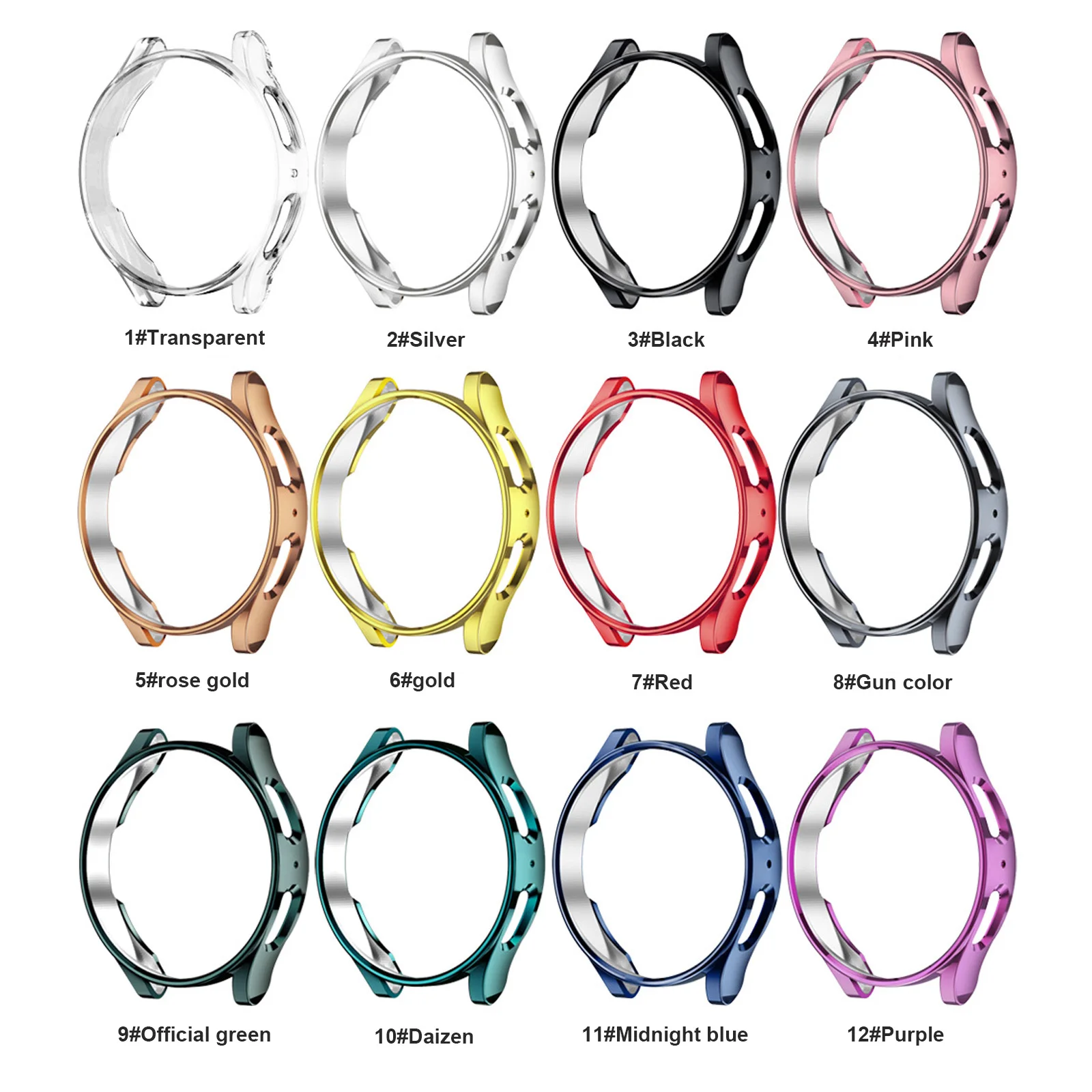 TPU Soft Case For Samsung Galaxy Watch 5 Pro Accessories 45mm Anti-fall Protective Cover for Watch 5Pro Bumper Shell Hollow Case