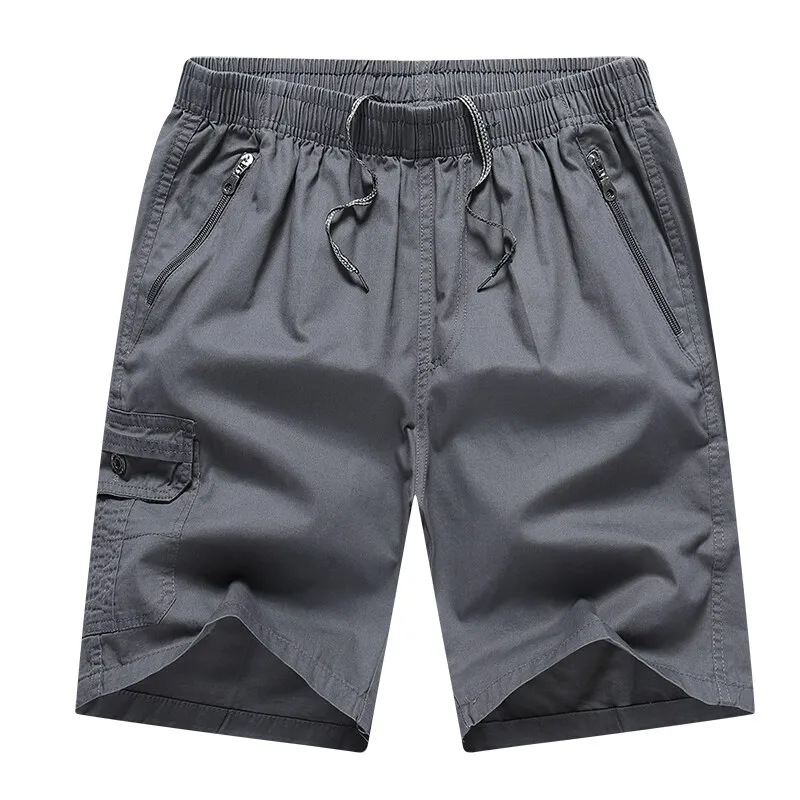 

Men's Summer Shorts Summer Men's Work Clothes Capri Pants Middle-aged Shorts Casual Pure Cotton Loose Outer Wear 2022 5XL