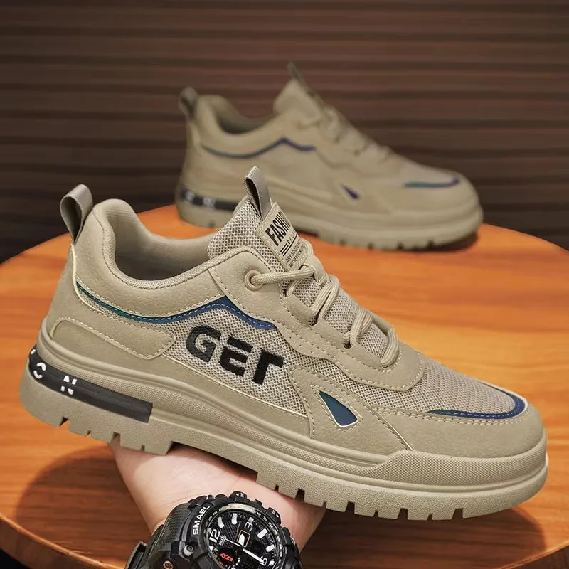 2024 новые мужские повседневные кроссовки высокого качества дышащие модные
