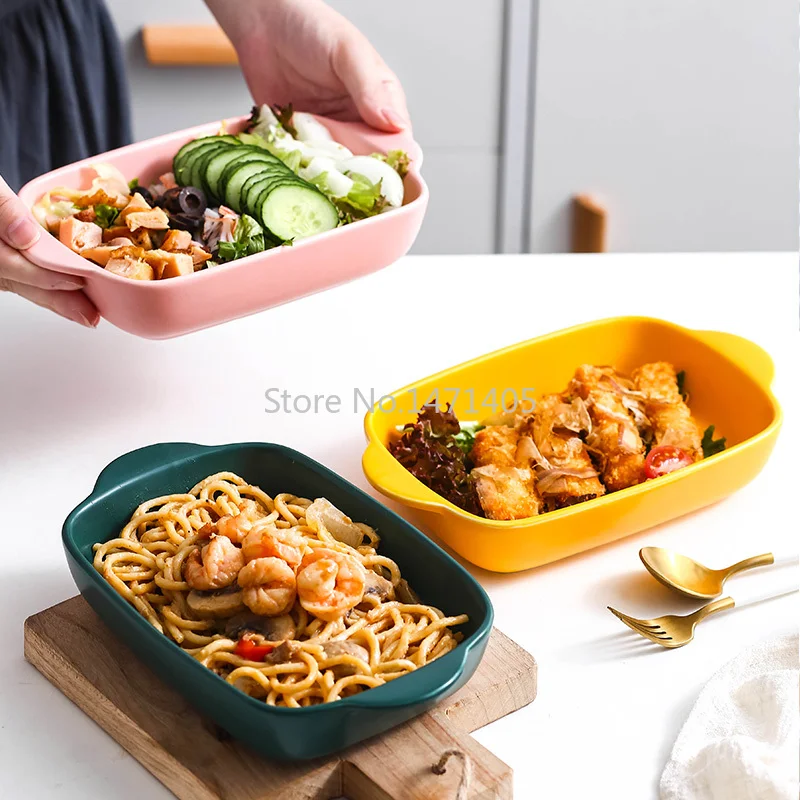 

Плитка керамическая десертная с двойными ушками для выпечки в микроволновой печи