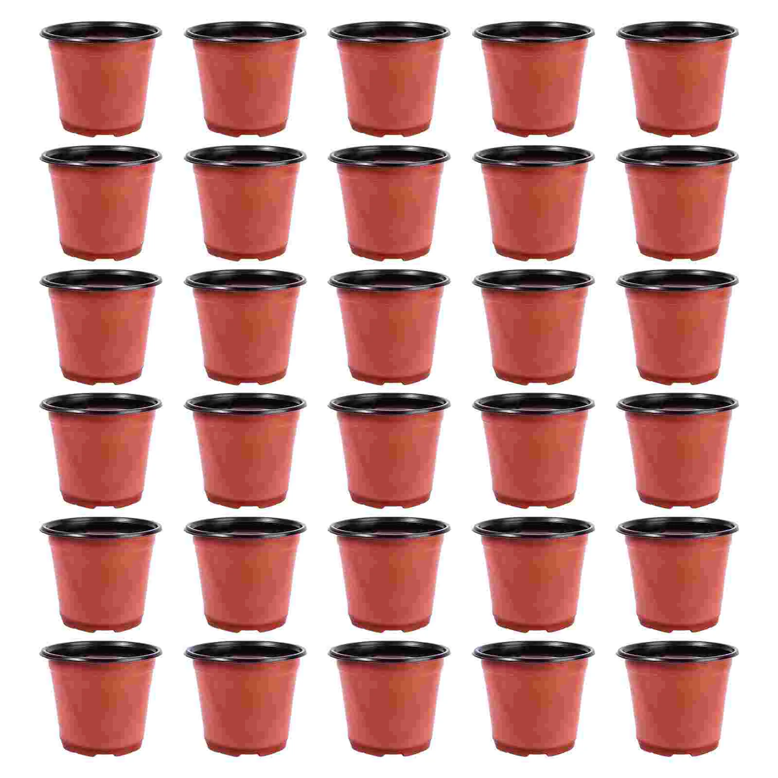 

30 PCS Plastic Nursery Pot Pots Containers Trays Potting Flower Planter Para Mujer Interior Starting