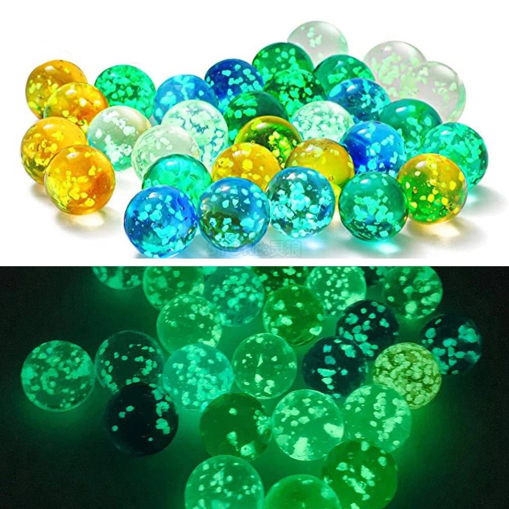 _ 16 мм стеклянные Мраморные Шарики светящиеся мячи китайские шарики пинбол