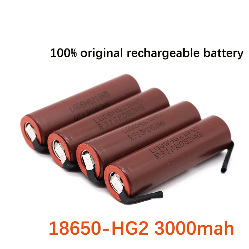 

Перезаряжаемая литиевая батарея DAiKALA HG2 18650 3000 мАч, подходит для HG2 с высокой мощностью разряда и мощным током 30A UAV