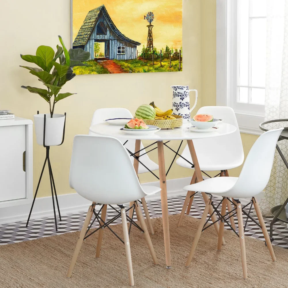 LISM  Pre-Assembled Mid Century Modern Dining Chairs, Set of